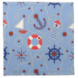 Patchwork Nautical Design Cloth Napkin