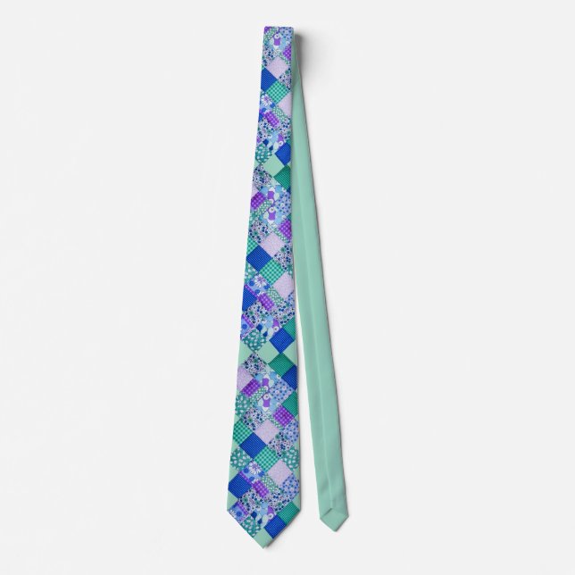 Patchwork  neck tie (Front)