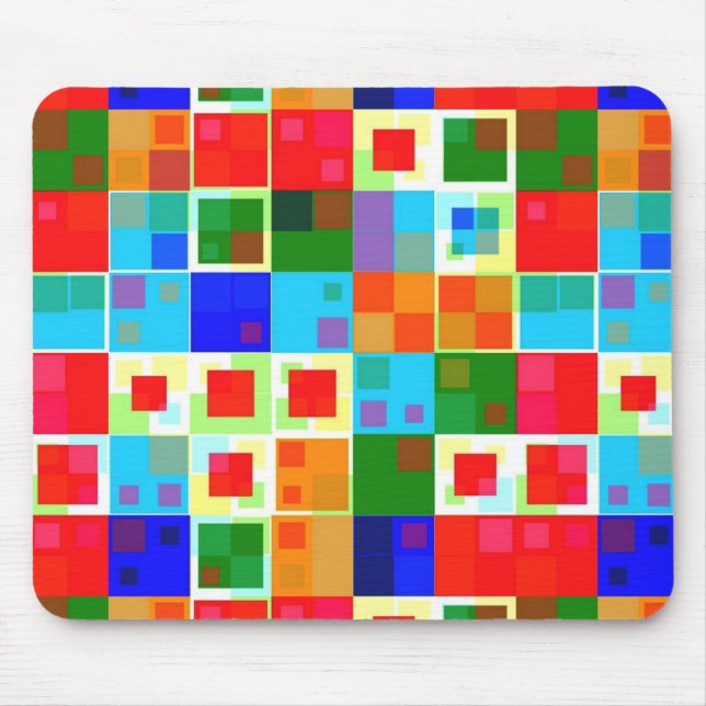 Patchwork Of Color Mouse Pad (Front)