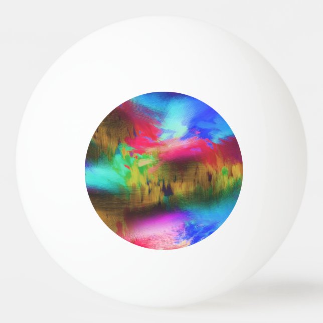 Patchwork of Colours Ping Pong Ball (Back)