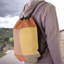 Patchwork Of Patterns 1 Drawstring Backpack