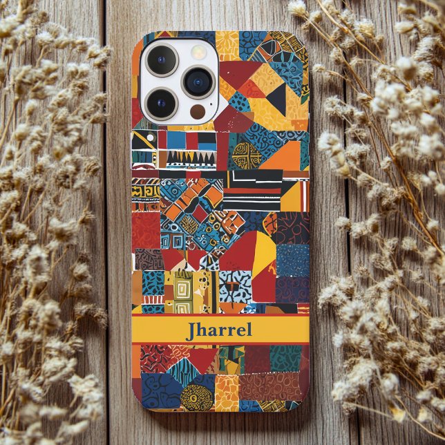 Patchwork Older African American Men Birthday Gift Case-Mate iPhone Case (Patchwork Older African American Men Birthday Gift Case-Mate iPhone Case)