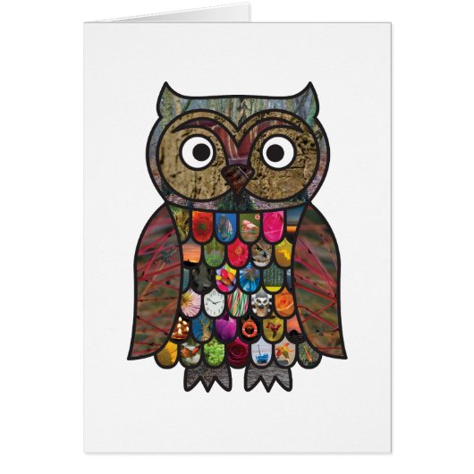 Patchwork Owl Cards (Front)
