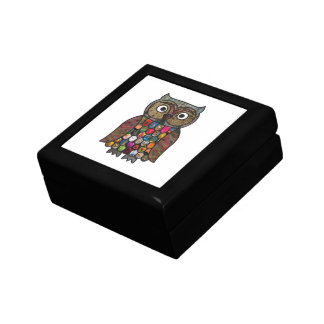 Patchwork Owl Jewelry Box