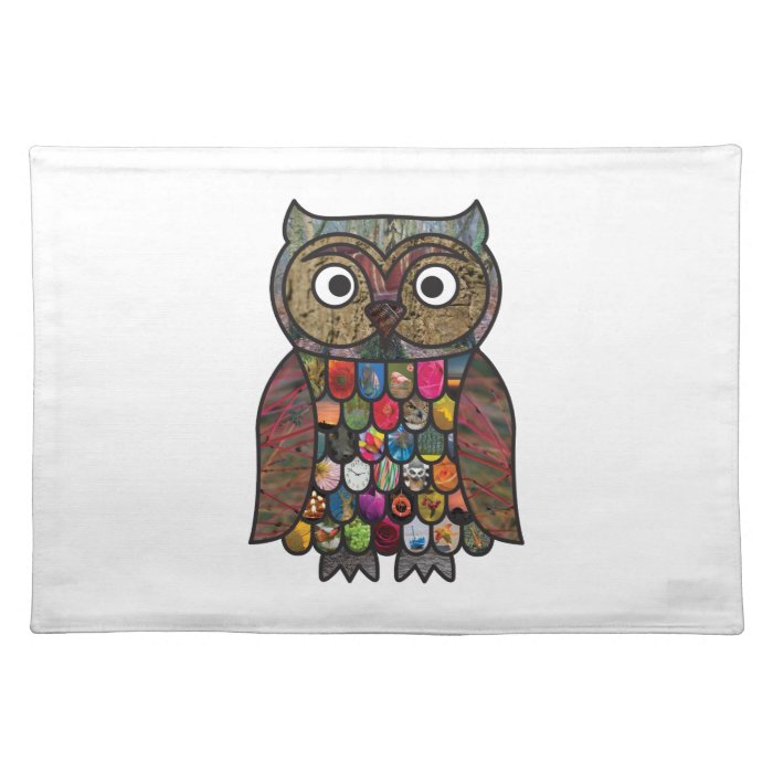 Patchwork Owl Placemat