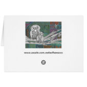 Patchwork Owls Cards (Back Horizontal)