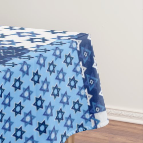 Patchworkpatternmosaicstarsthe Star of David  Tablecloth