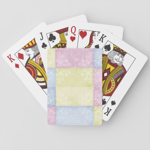Patchwork Pattern Playing Cards