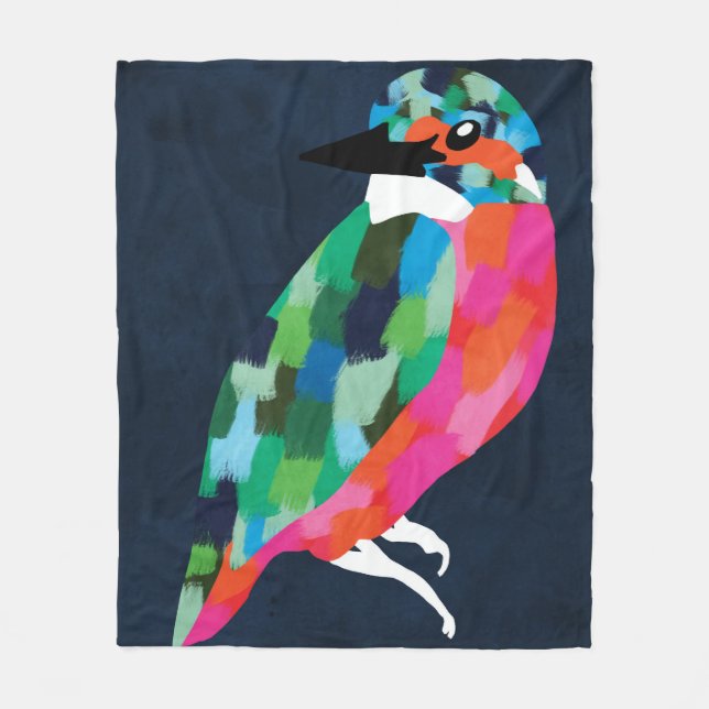 Patchwork Perfection Fleece Blanket (Front)