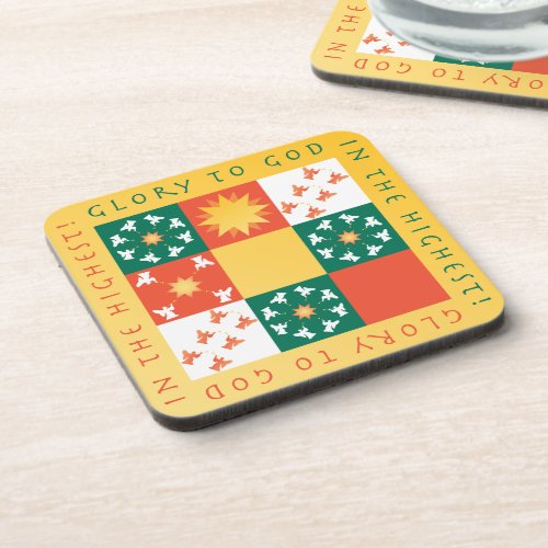 Patchwork Praise Christmas Gift Coasters