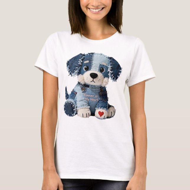 Patchwork Puppy Dog T-Shirt (Front)