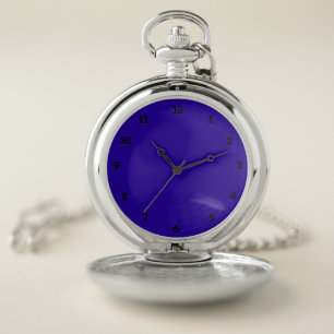 Patchwork Purple Pocket Watch