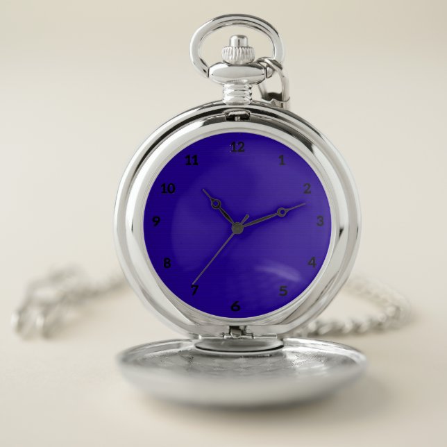 Patchwork Purple Pocket Watch (Inside)