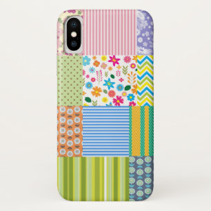 Patchwork Quilt iPhone X Case
