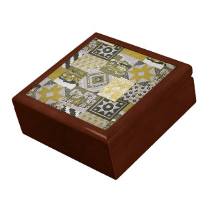 Patchwork Quilt Keepsake Box