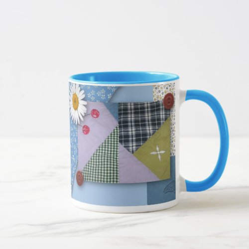 Patchwork Quilt Look Mug