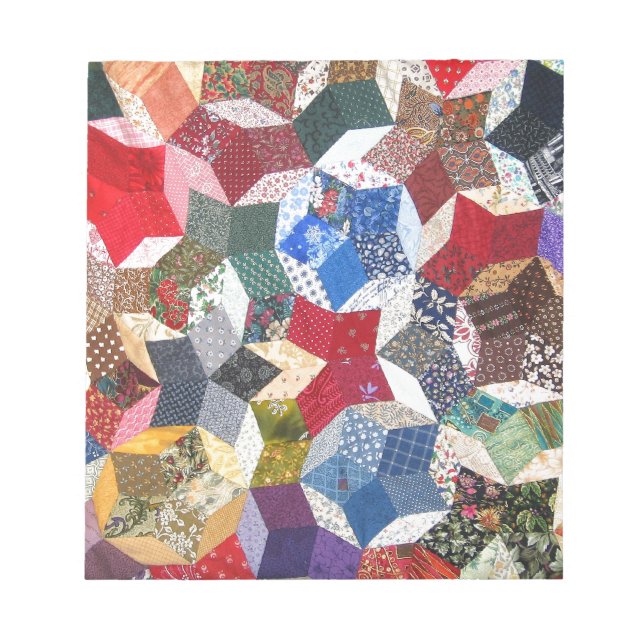 Patchwork Quilt Notepad (Front)