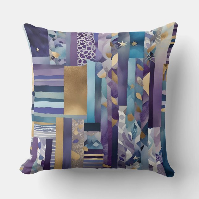 patchwork quilt pillow (Front)
