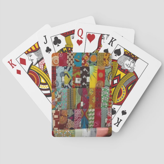 Patchwork Quilt Poker Cards (Back)