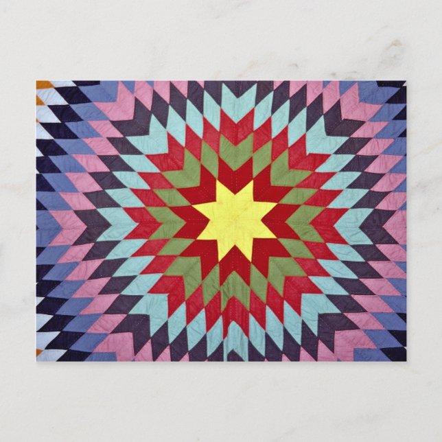 Patchwork quilt postcard (Front)