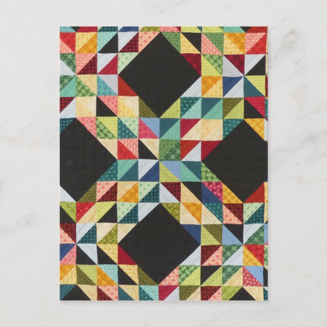 patchwork quilt - WOWCOCO Postcard (Front)