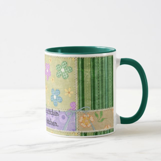 Patchwork Quilter's Coffee Mug (Right)