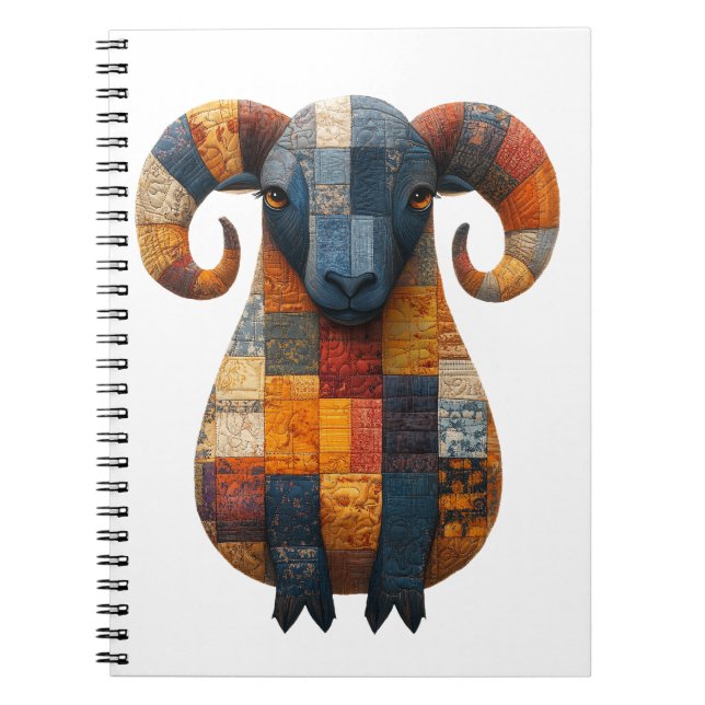 Patchwork Ram Notebook (Front)