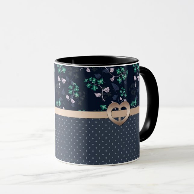 Patchwork, Retro Mug (Front Right)
