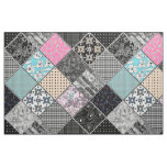 Patchwork retro vintage colors patchwork quilting fabric