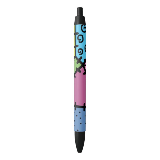 Patchwork Sally Halloween Pen (Front Vertical)