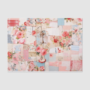 Patchwork Shabby Chic Tissue Paper