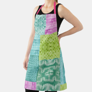 Patchwork Shibori Apron