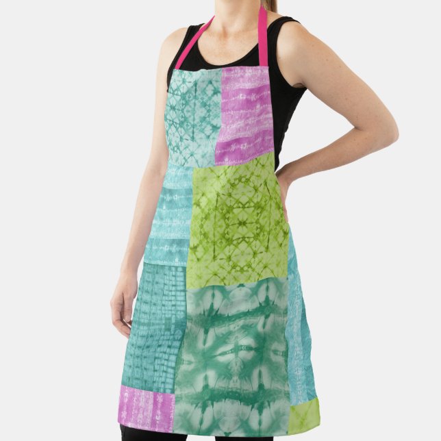 Patchwork Shibori  Apron (Insitu)
