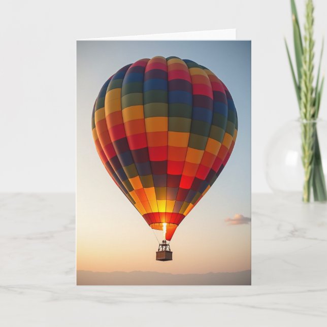 Patchwork Sky Birthday Card (Front)