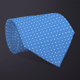 Patchwork Somalia Flag Pattern Neck Tie