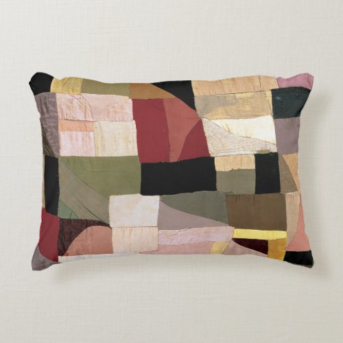 Patchwork Sons Cradle  Sonia Delaunay  Accent Pillow
