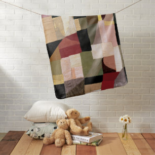 Patchwork (Son's Cradle) Sonia Delaunay Baby Blanket