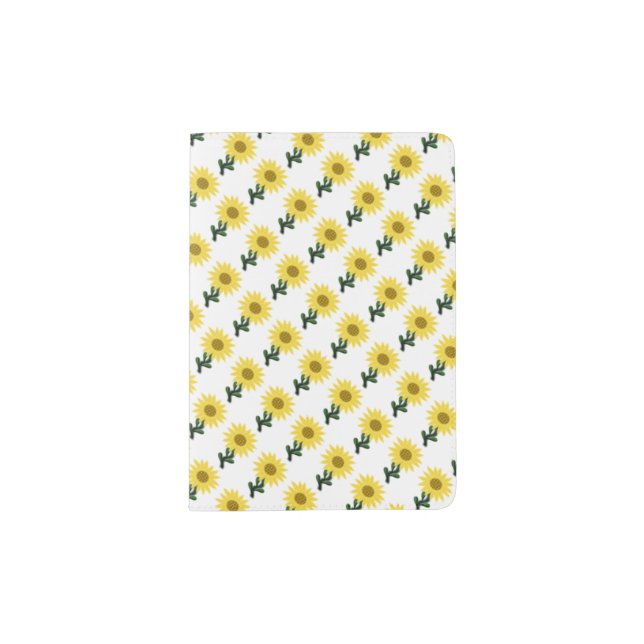 Patchwork Sunflower Passport Holder (Front)