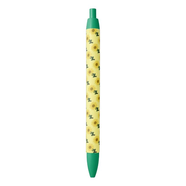 Patchwork Sunflower Pen (Front Vertical)
