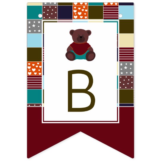 patchwork teddy bear