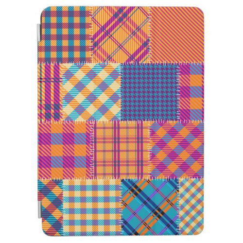 Patchwork textile seamless vintage pattern iPad air cover
