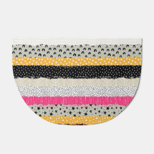 Patchwork Tiles: Versatile Seamless Design. Doormat