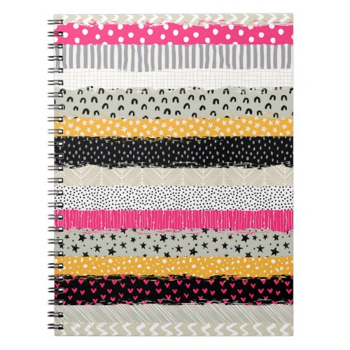 Patchwork Tiles Versatile Seamless Design Notebook