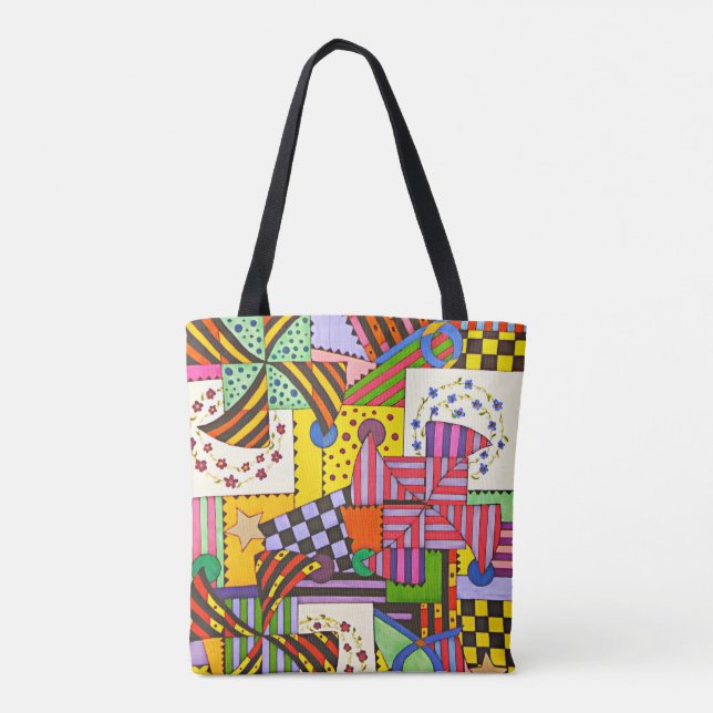 Patchwork Tote Bag (Back)