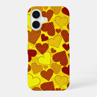 'Patchworks of the HEART' iPhone 16 Case