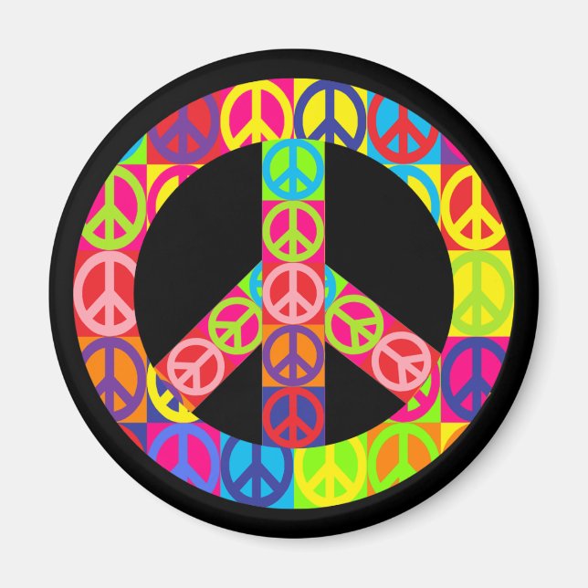 Patchy Peace Magnet (Front)