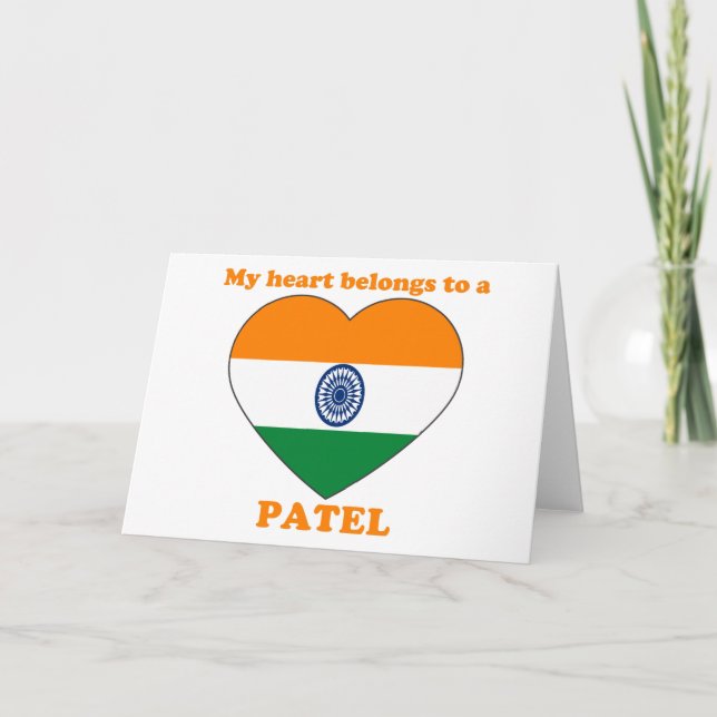 Patel Holiday Card (Front)