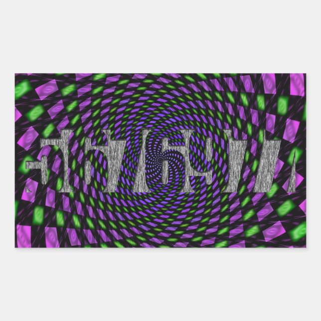 Patent 5676977 - Cure for AIDS (1997) Rectangular Sticker (Front)