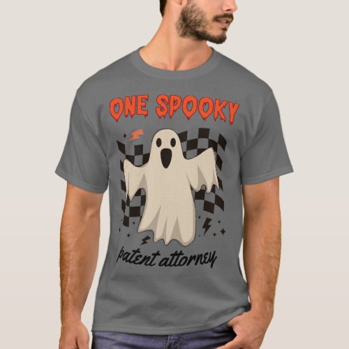Patent Attorney Spooky Halloween Design T_Shirt