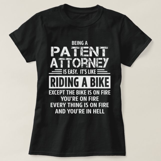 Patent Attorney T-Shirt (Design Front)